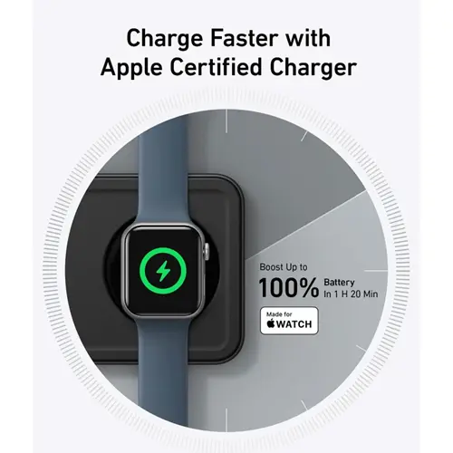 شارژر رومیزی انکر مدل MagGo Wireless Charging به همراه شارژر دیواری 40 وات انکر و کابل USBC به طول 1.5 متر (4)